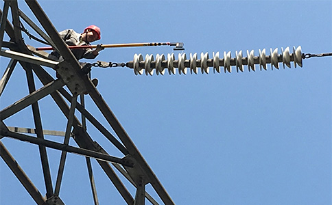 HVD-DZ20絕緣子零值檢測現(xiàn)場